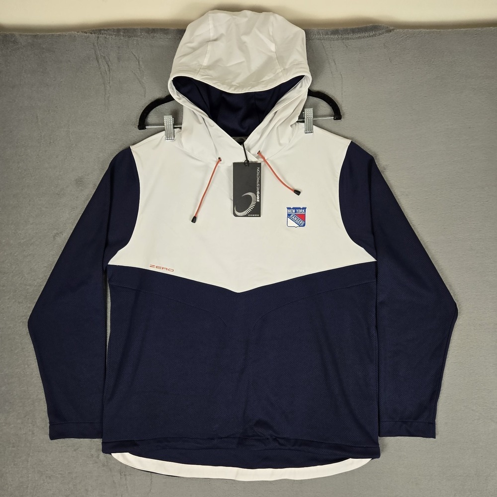 Zero Restriction Tyson Hoodie Mens Medium Pullover Performance New York Rangers
